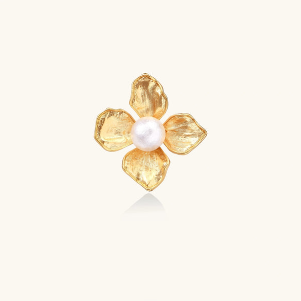 Blooming Pearl Statement Ring