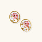 Enamel garden studs side view