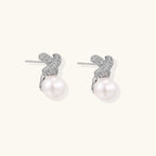 Crystal bloom studs close-up
