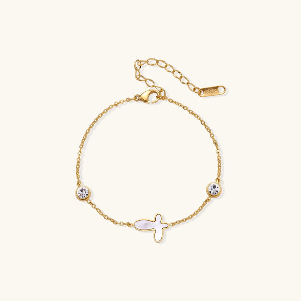 Mother-of-Pearl Butterfly Bracelet