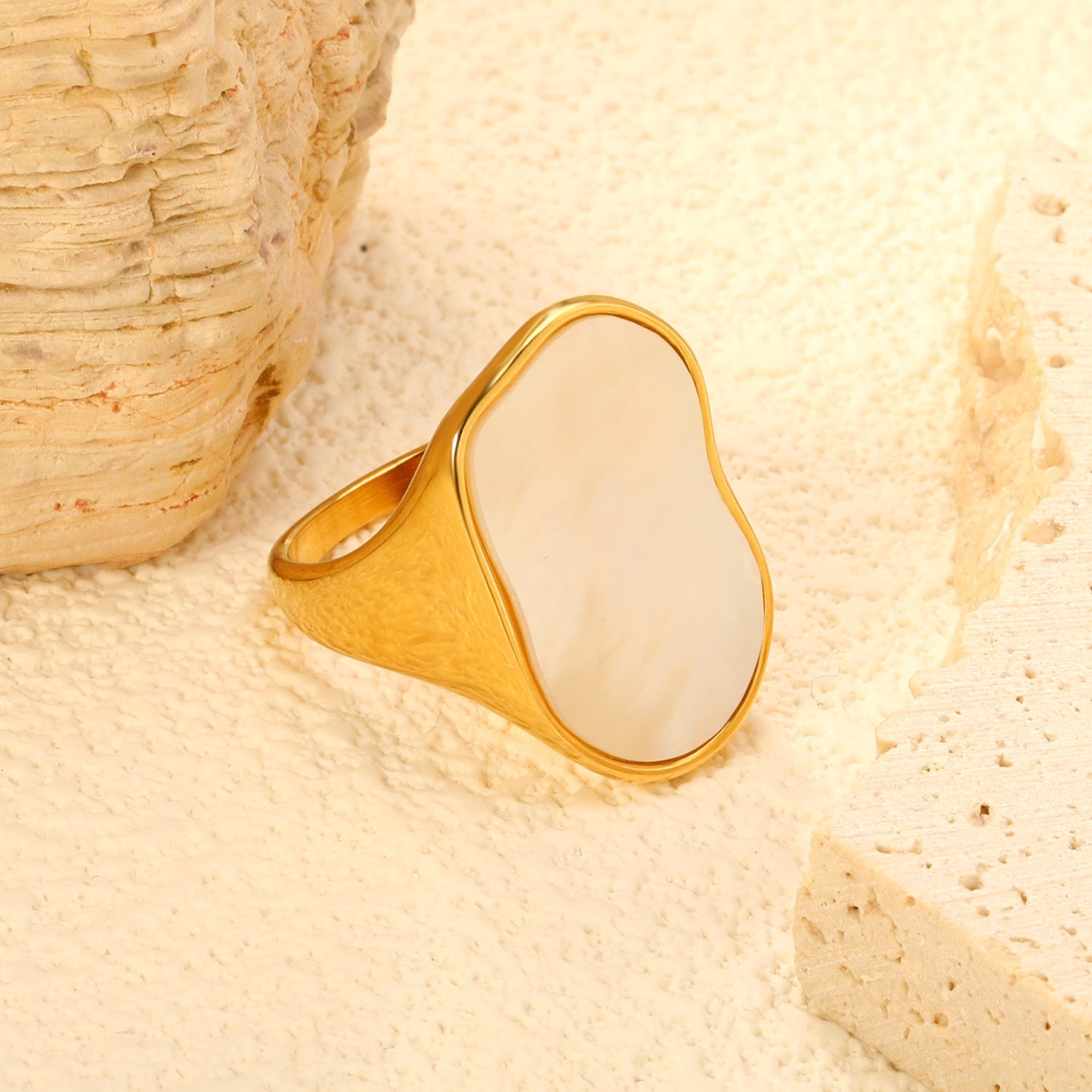 Shell Signet Ring
