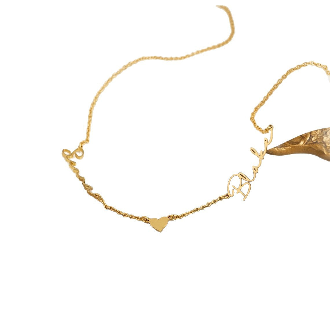 Two Name Heart Necklace
