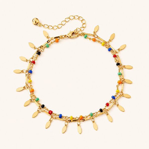 Layered Beach Anklet