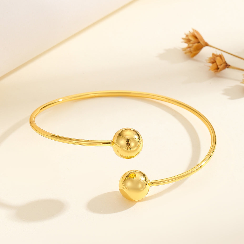 Bead cuff shown on wrist