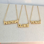 Bubble Name Necklace