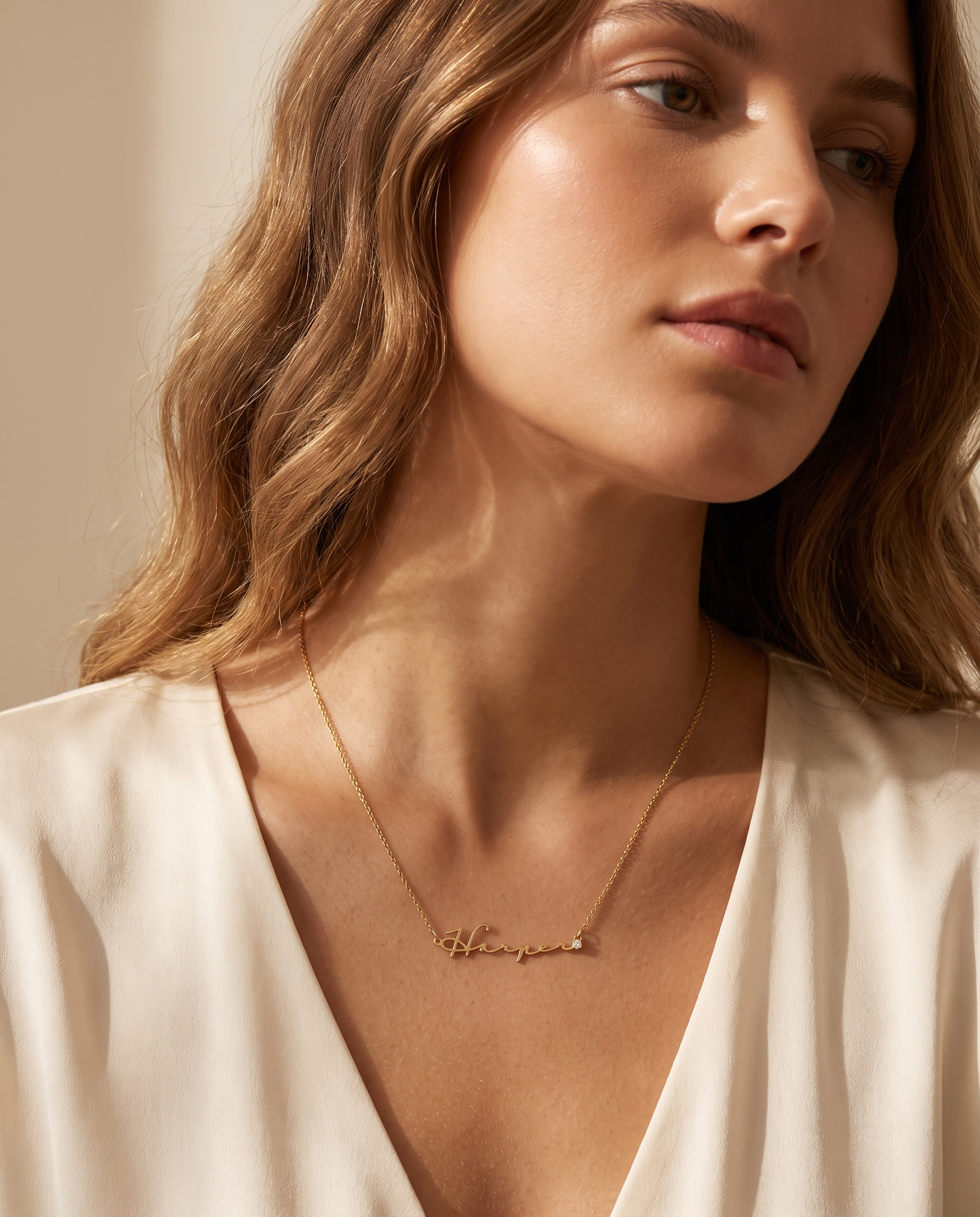 Classic Script Name Necklace