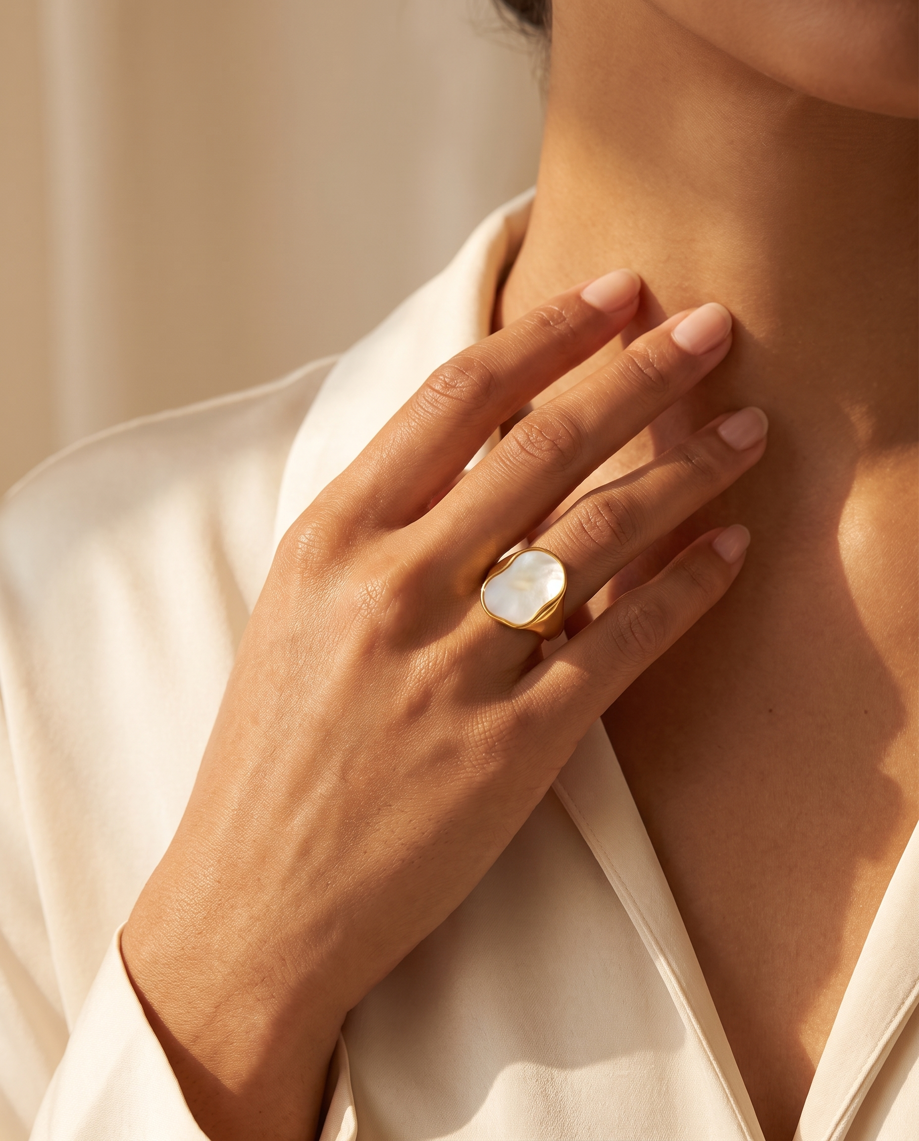 Shell Signet Ring