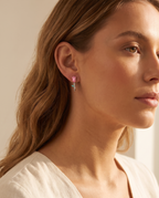 Sterling Silver Tulip Studs