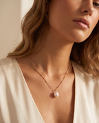 Mother-of-Pearl Pendant Necklace
