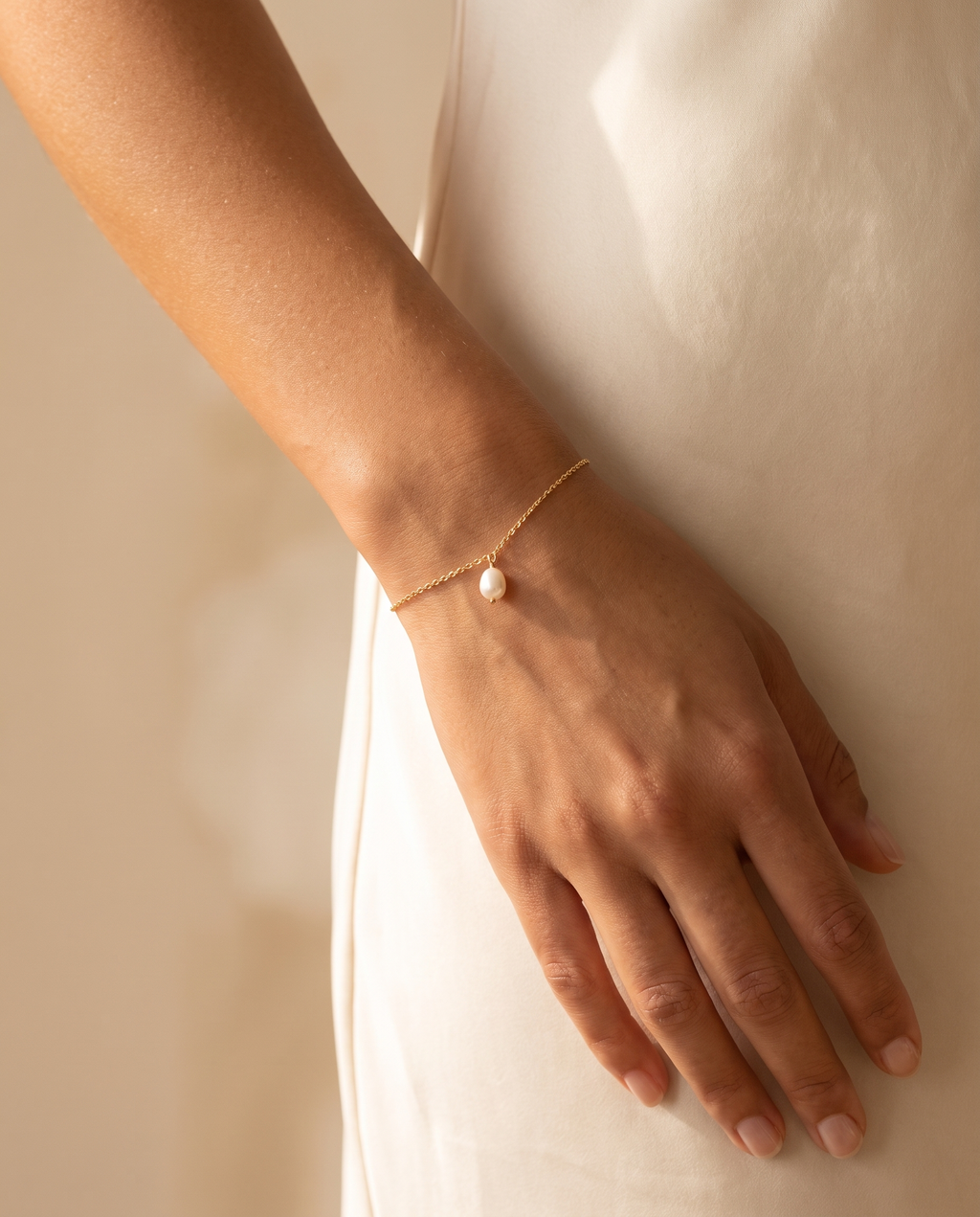 Pearl Pendant Necklace and Bracelet