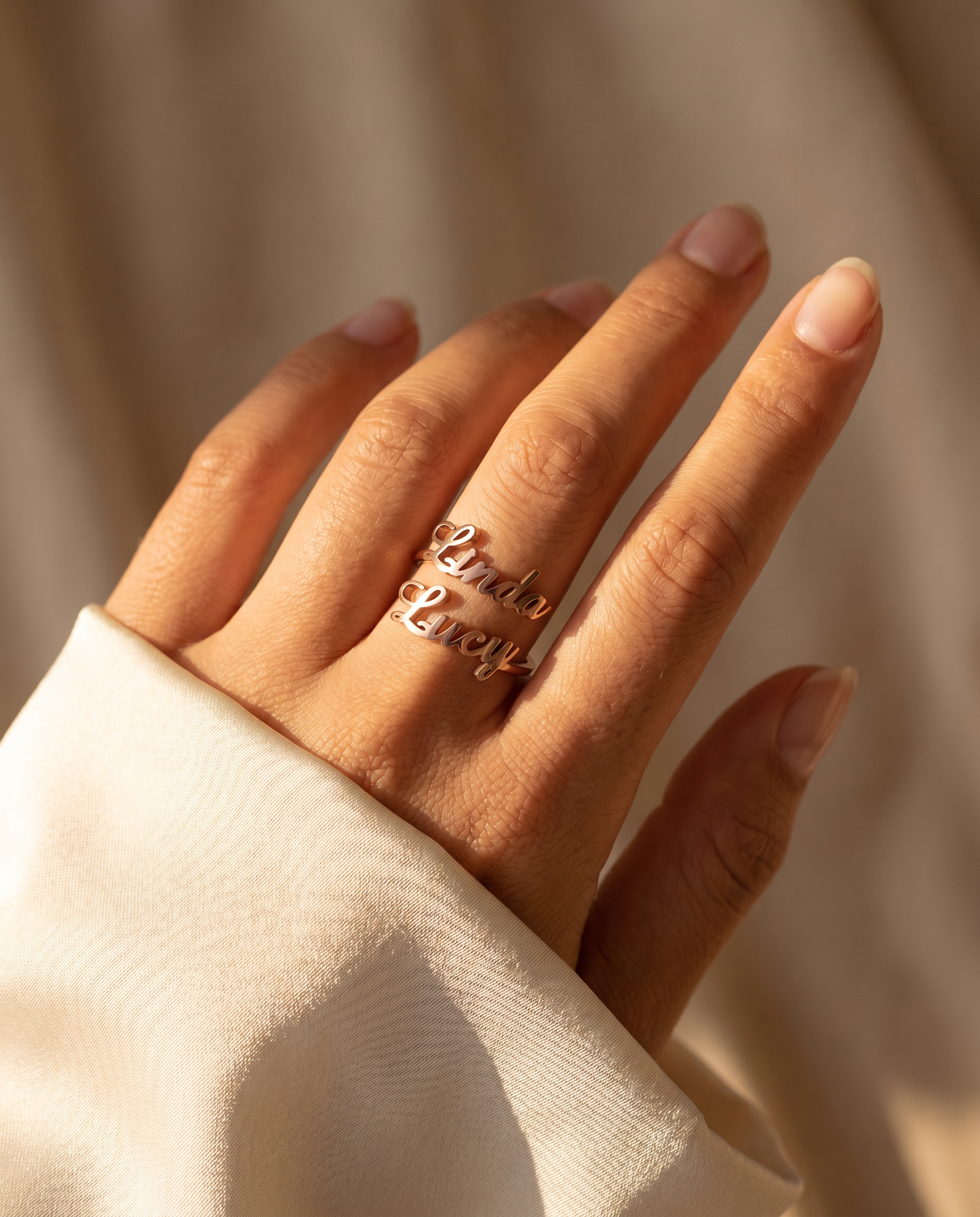 Double Name Ring