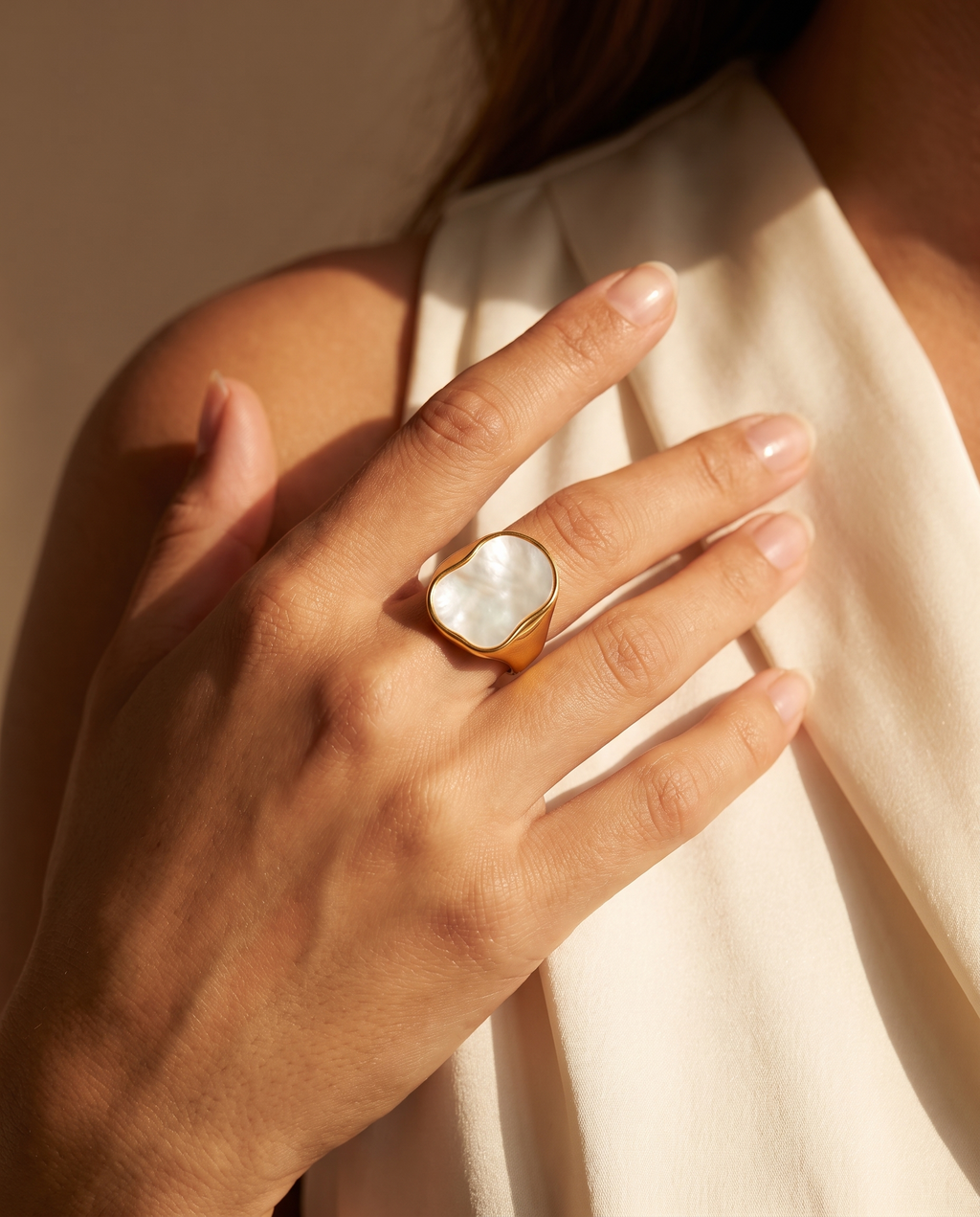Shell Signet Ring
