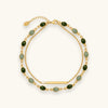 Gold-tone Korean retro chain bracelet