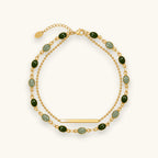 Gold-tone Korean retro chain bracelet