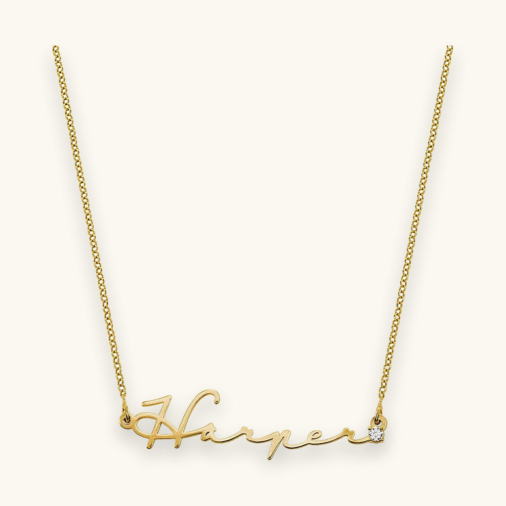 Classic Script Name Necklace