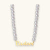 Pearl Chain Name Necklace