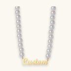 Pearl Chain Name Necklace