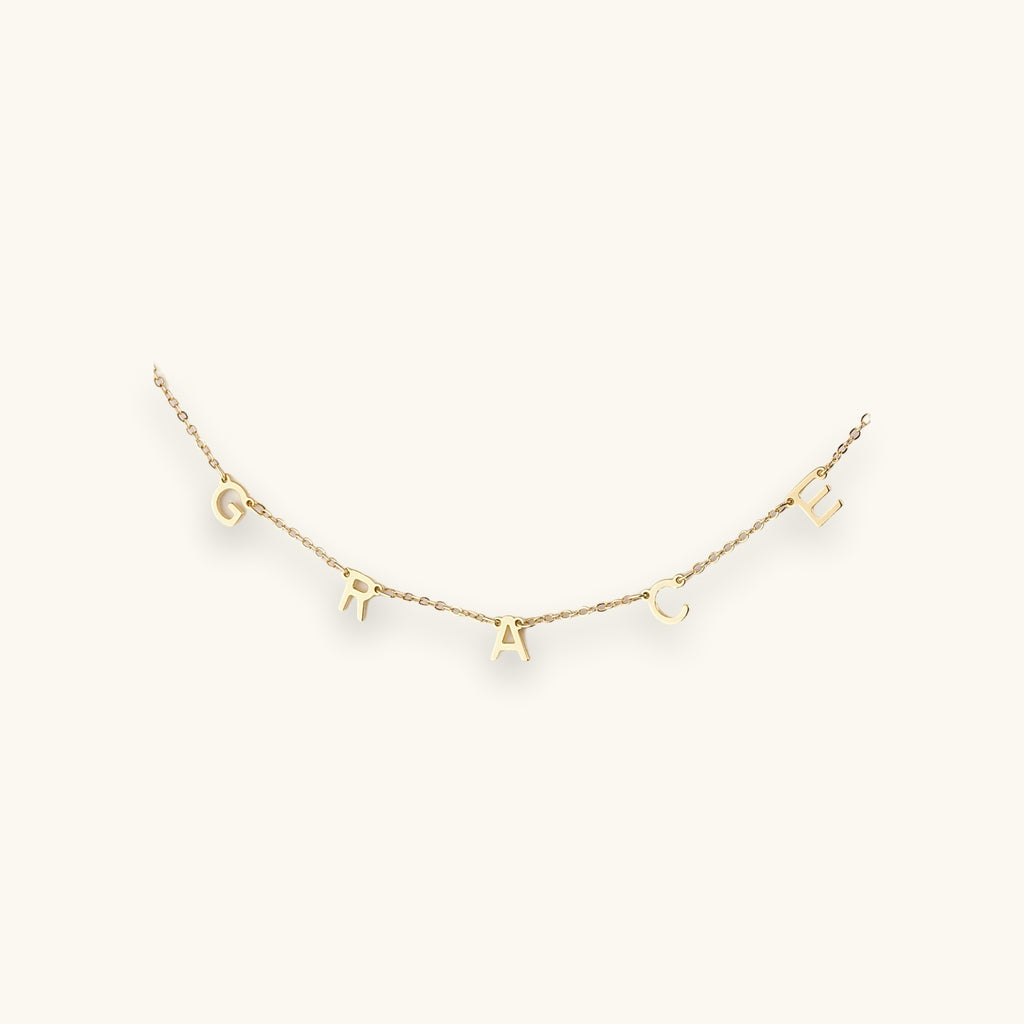 Letter Charm Necklace