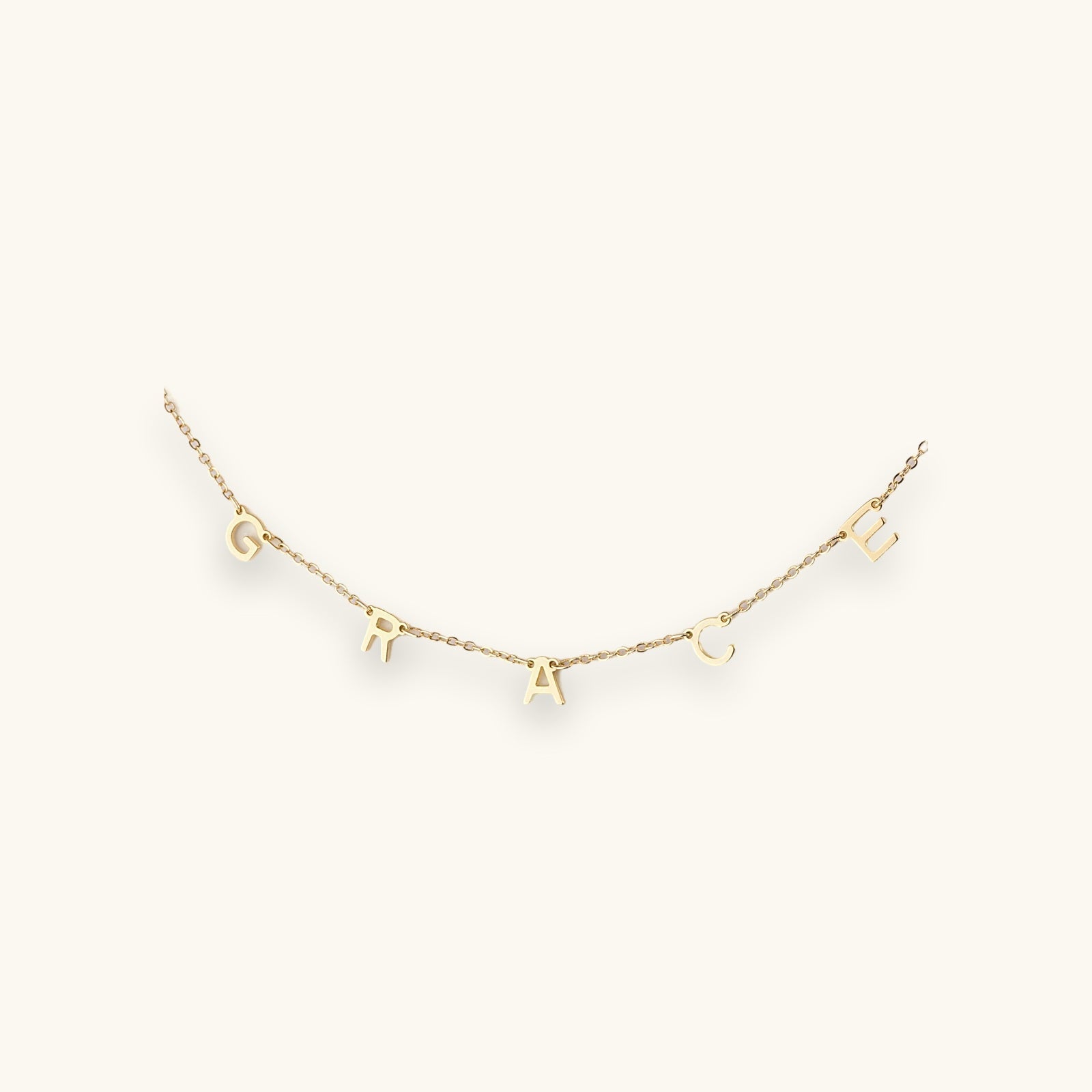 Letter Charm Necklace