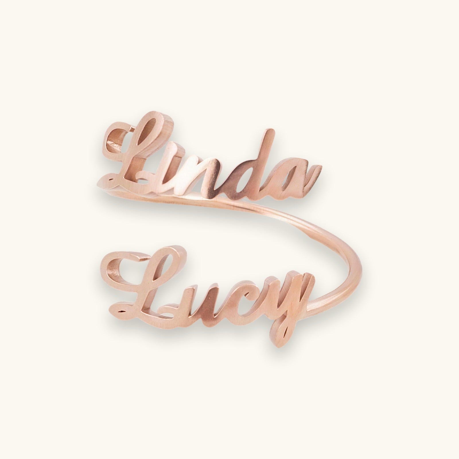 Double Name Ring