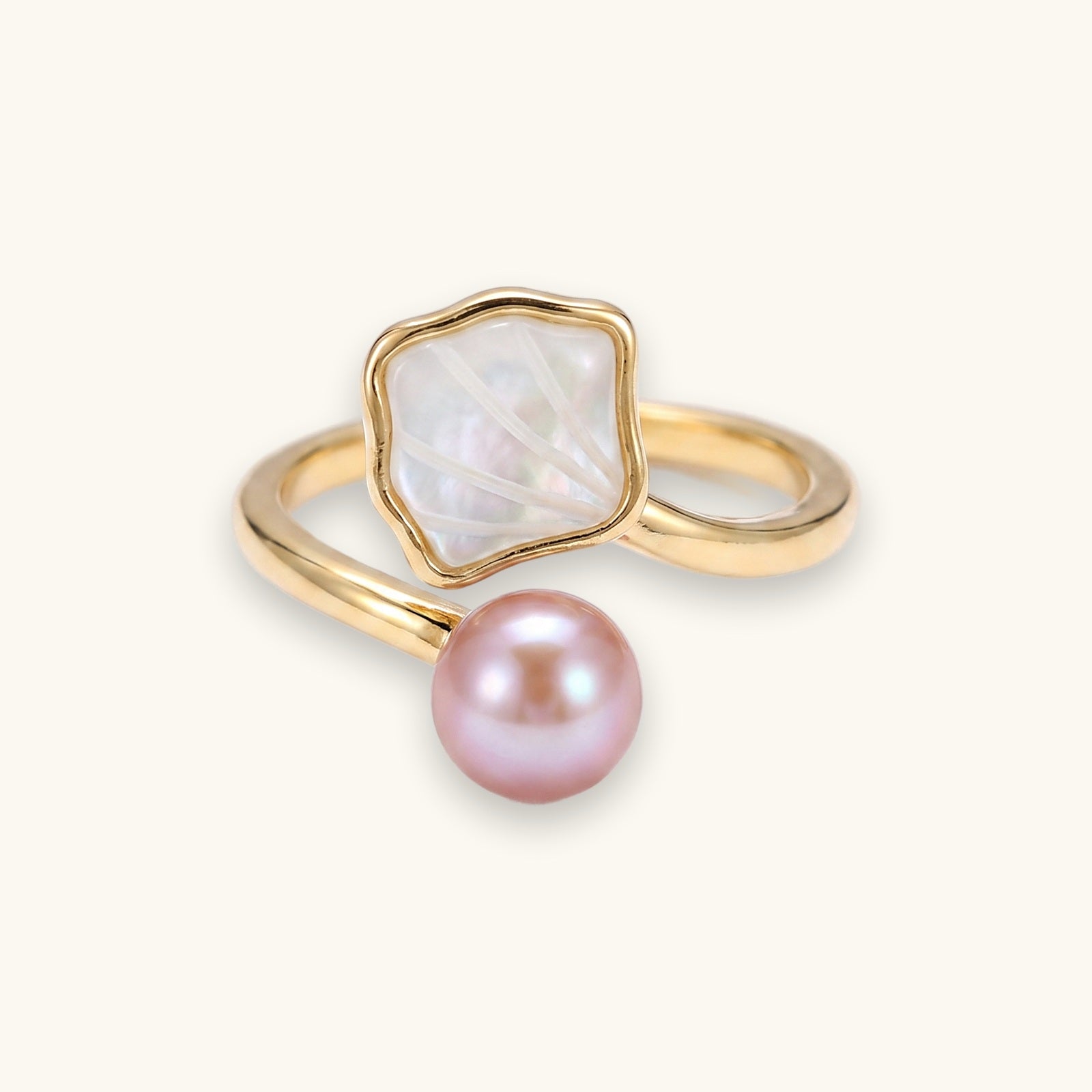 Pearl Cluster Ring
