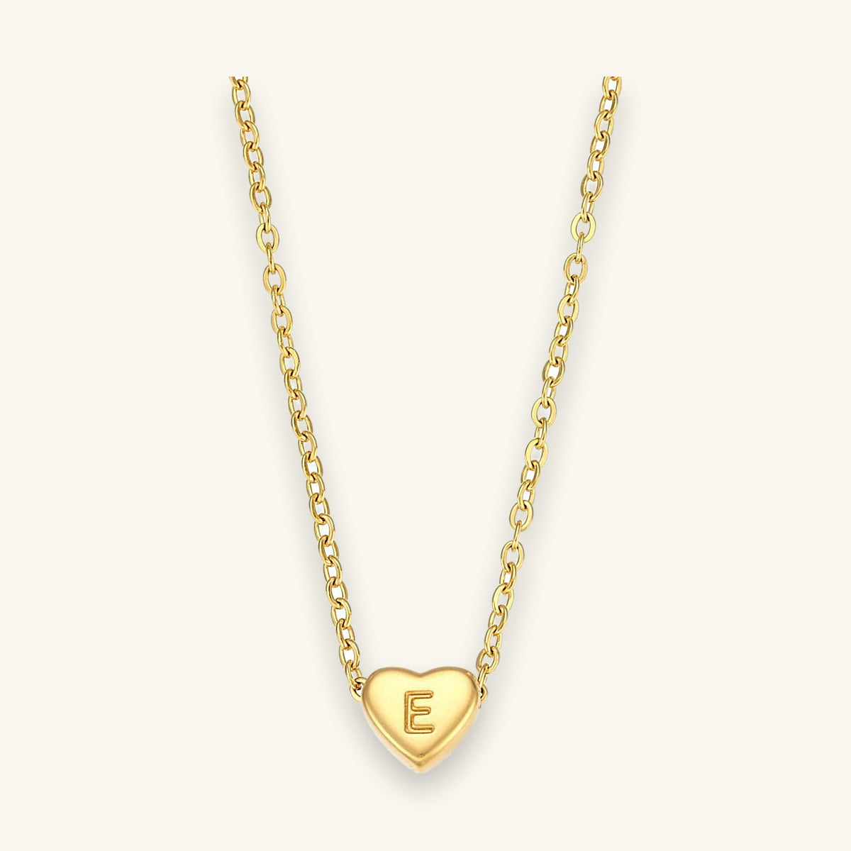 Heart Initial Necklace