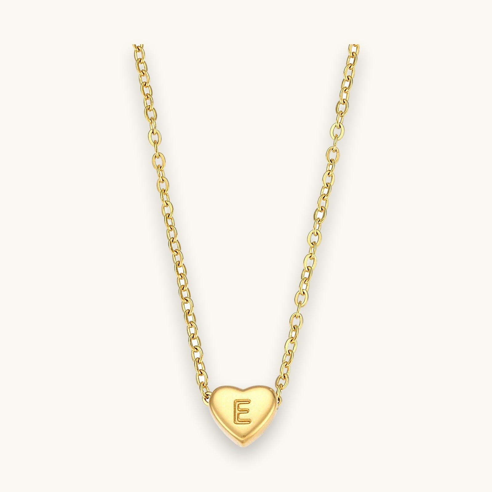 Heart Initial Necklace