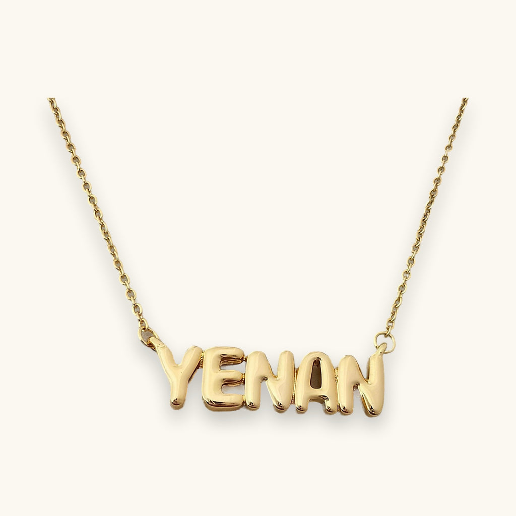 Bubble Name Necklace