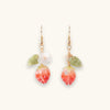 Rose Epoxy Drop Earrings