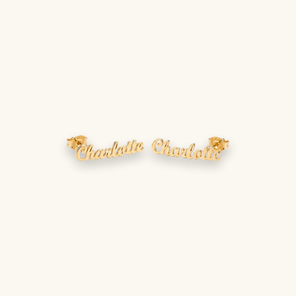 Custom Name Earrings
