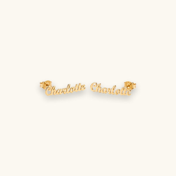 Custom Name Earrings