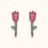Sterling Silver Tulip Studs