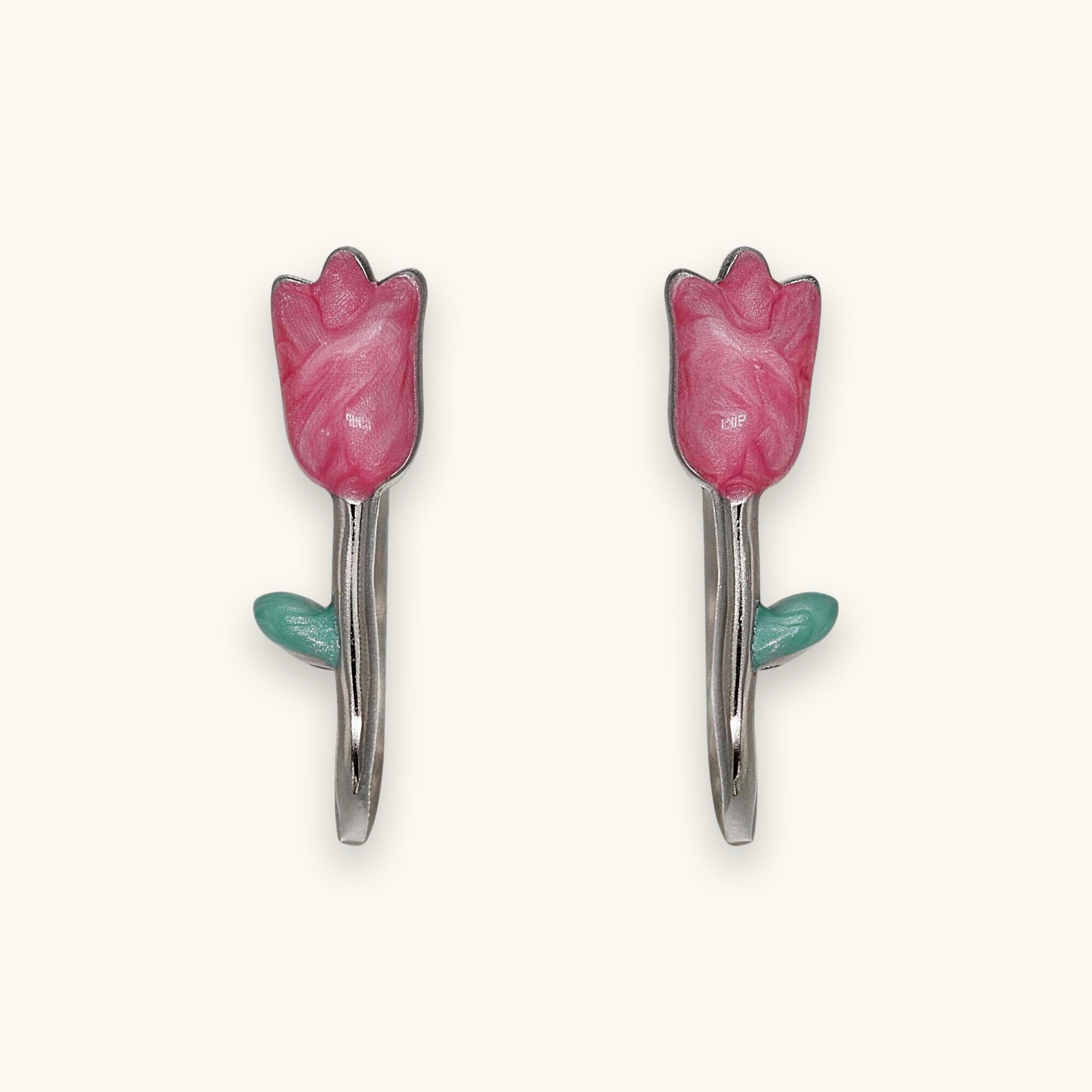 Sterling Silver Tulip Studs