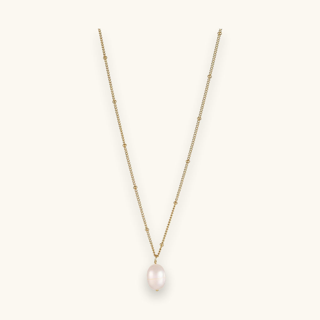 Mother-of-Pearl Pendant Necklace