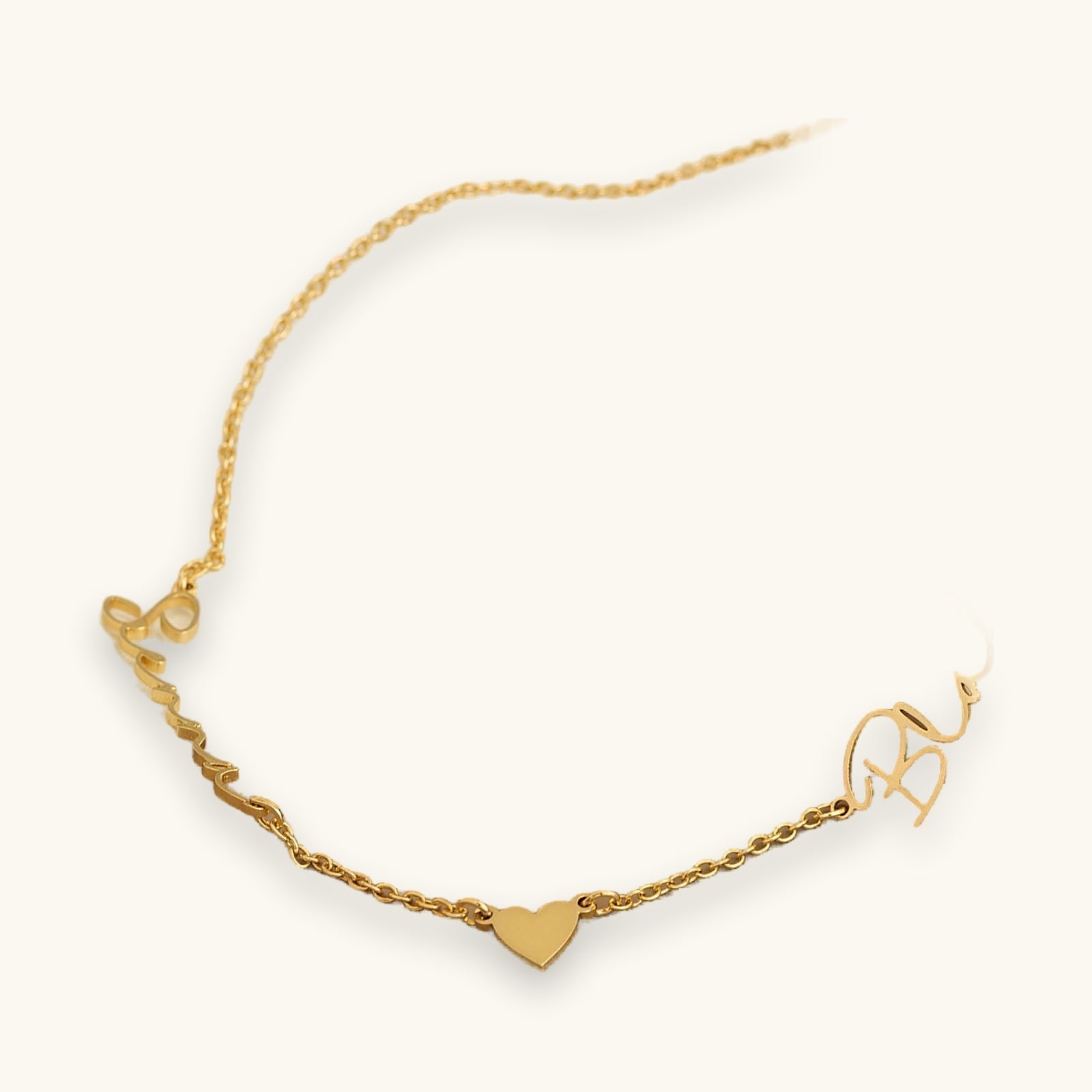 Two Name Heart Necklace