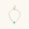 Turquoise Teardrop Pendant Necklace