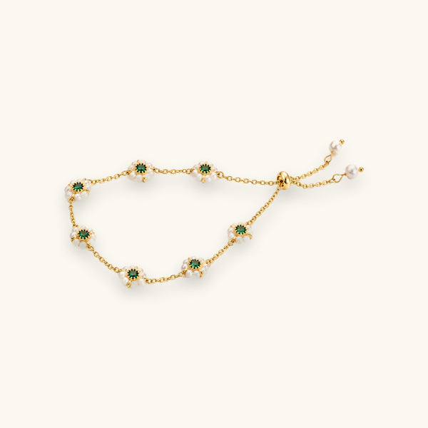 Pearl Flowers Bracelet